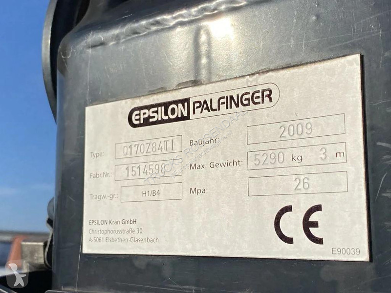 شاحنة Volvo 370 + Euro 5 + Palfinger Z-Q170...
