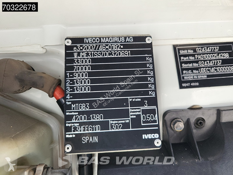 Camión Iveco Euro 410pk 6X4 Próximamente: Grua...