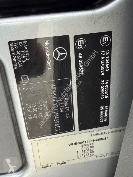 شاحنة Mercedes 319/619 cdi Algema Blitzlader,...