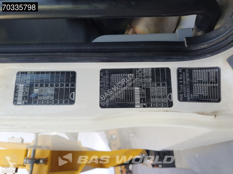 Lastbil MAN TGS 8X4 15m3 tipper steel...