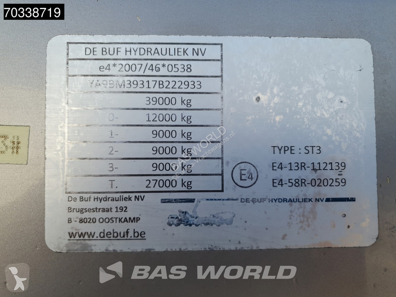 Béton  BM12-39-3 3 axles Concrete 12m3 MOT...