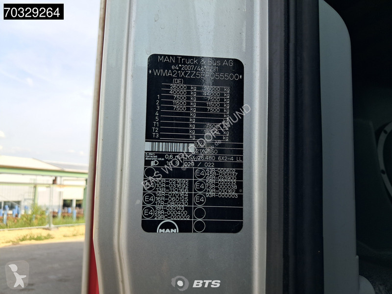 Kamion MAN TGX 6X2 Curtainsides Lift-Lenk Achse...