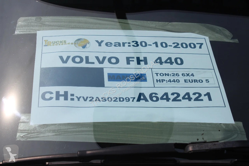 Camion Volvo 12440 +6X4+ HIAB 166E3 PRO + EURO...
