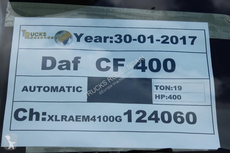 Kamion DAF 400 + EURO 6 + 19t