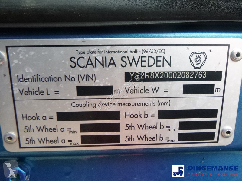 Camion Scania R 500 8X2 tipper + alfinger...