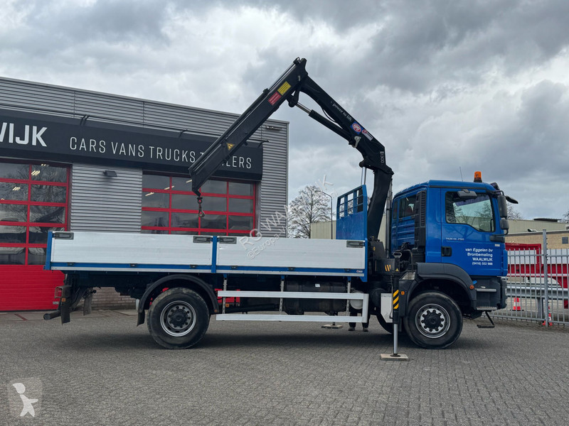 Traktor MAN TGM 18-290 4x4 Kraan met Open...