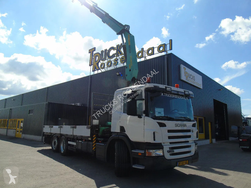 Kamion Scania P 380 + PAFINGER PK18.500 5x...