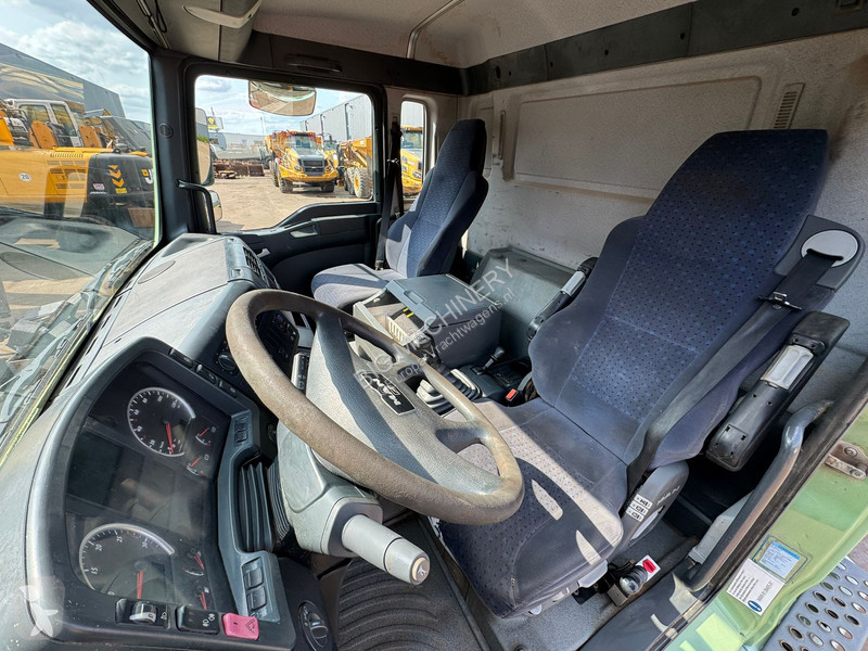 Lastbil MAN TGA tipper + HMF crane