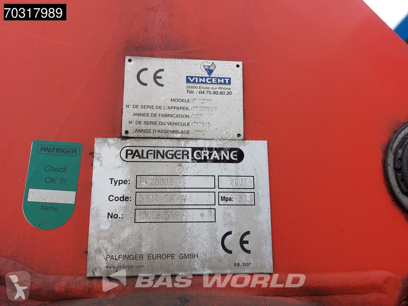 شاحنة Iveco 310 4X2 Palfinger PK 20002 Kran...