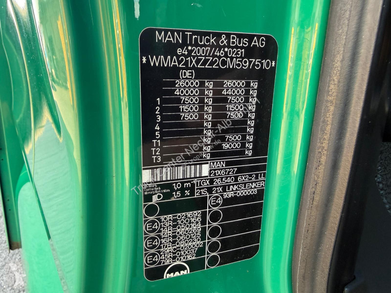 Camião MAN TGX  26.540 XL Komplettzug Retarder...