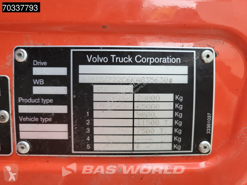 Vrachtwagen Volvo 410  6X2 Palfinger PK 19.001...