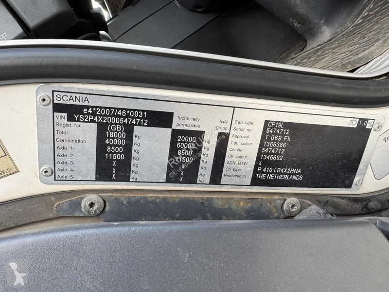 Teherautó Scania P410 RHD 6X2 EURO 6 + HUNWICK...