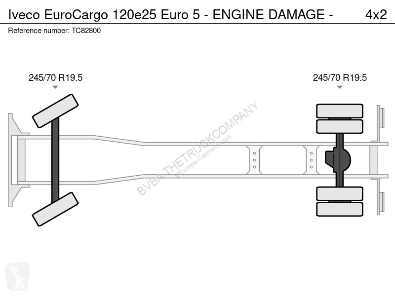 Kamion Iveco EuroCargo 120e25 Euro 5 - ENGINE...