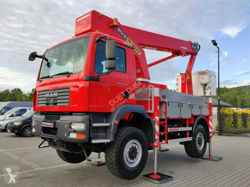 Camion MAN TGM 4x4 Zwyżka Bison Palfinger TKA...