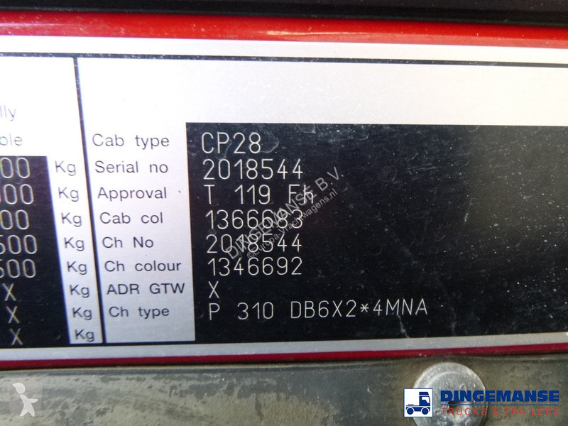 Camion Scania 310 6x2 RHD fire truck + pump,...