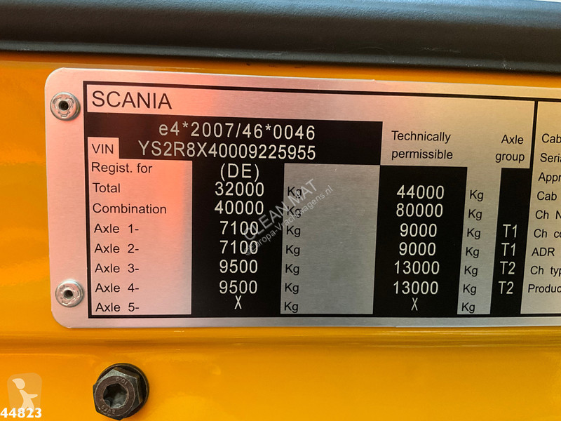 Camion Scania 730 V8 8x4 Euro 6 etarder ecovery...