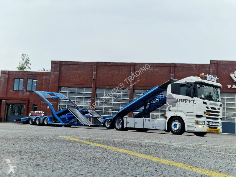 Lastbil Scania 6x2 Trucktransporter GS Meppel +...