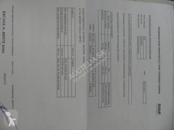 Camion DAF FA-