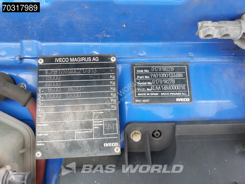 شاحنة Iveco 310 4X2 Palfinger PK 20002 Kran...