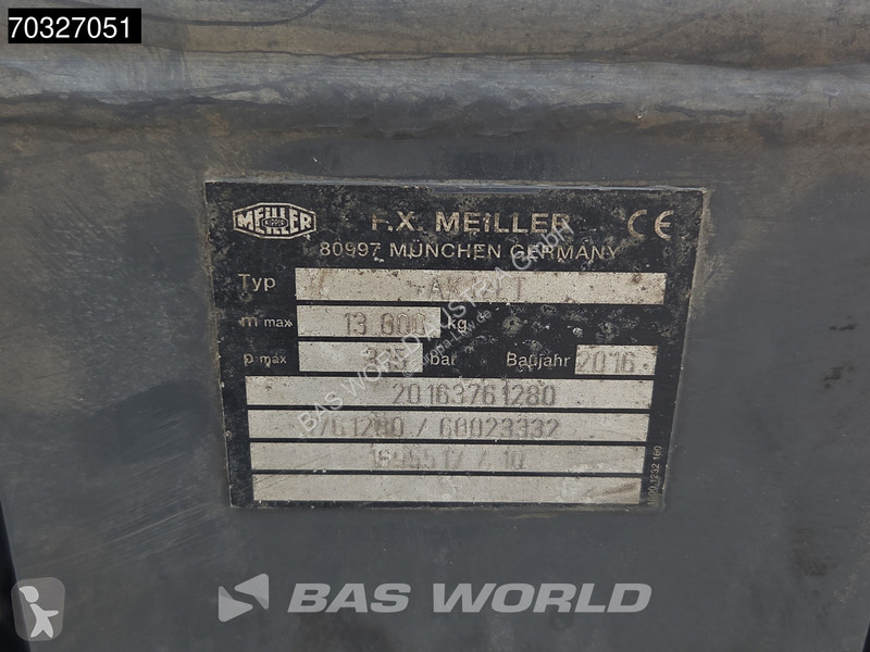 شاحنة Mercedes 1845 4X2 Full Steel Meiller Skip...