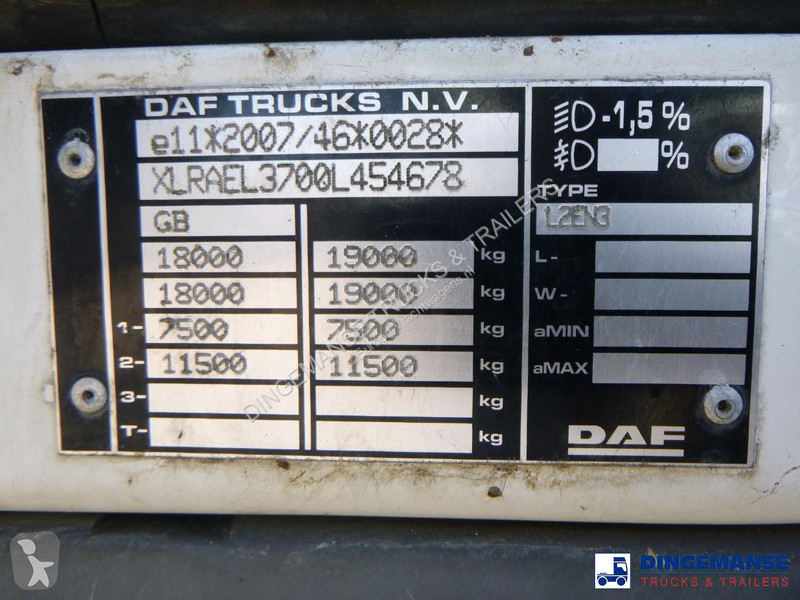 شاحنة DAF 250 4x2 Whale vacuum tank 8 m3