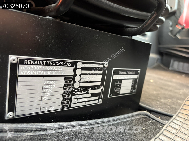 Грузовик Renault T 480 T 6X2 Retarder Lift Axle...