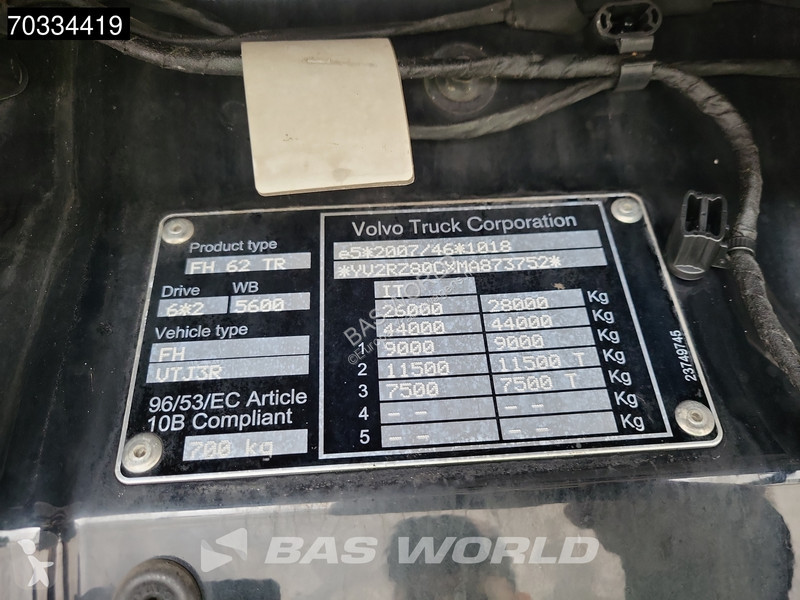 شاحنة Volvo 460 6X2 Combi LNG engine! Thermo...