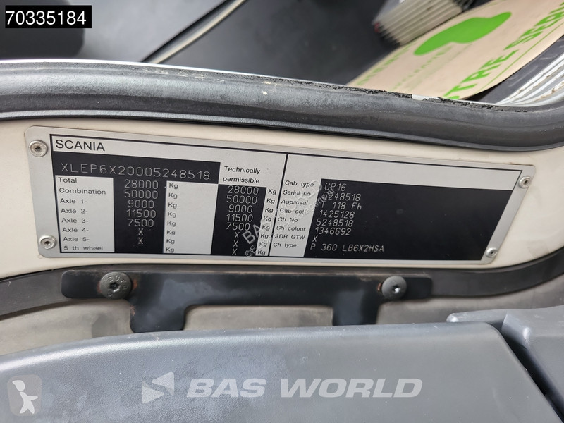 Scania P360 6X2 N-Truck 21Ton HIAB XR21Z61...