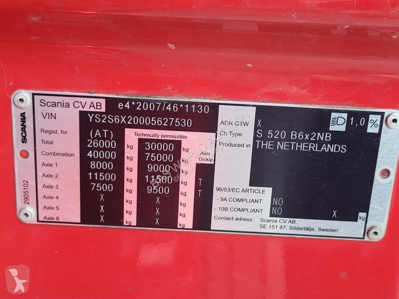 Lastbil Scania 520