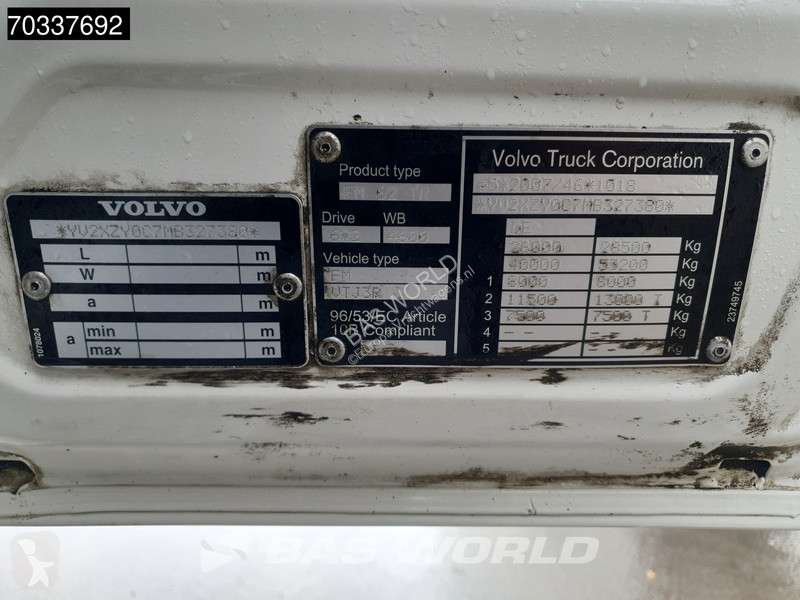 Volvo 460 6X2 Meiller RS26 67K containersystem...