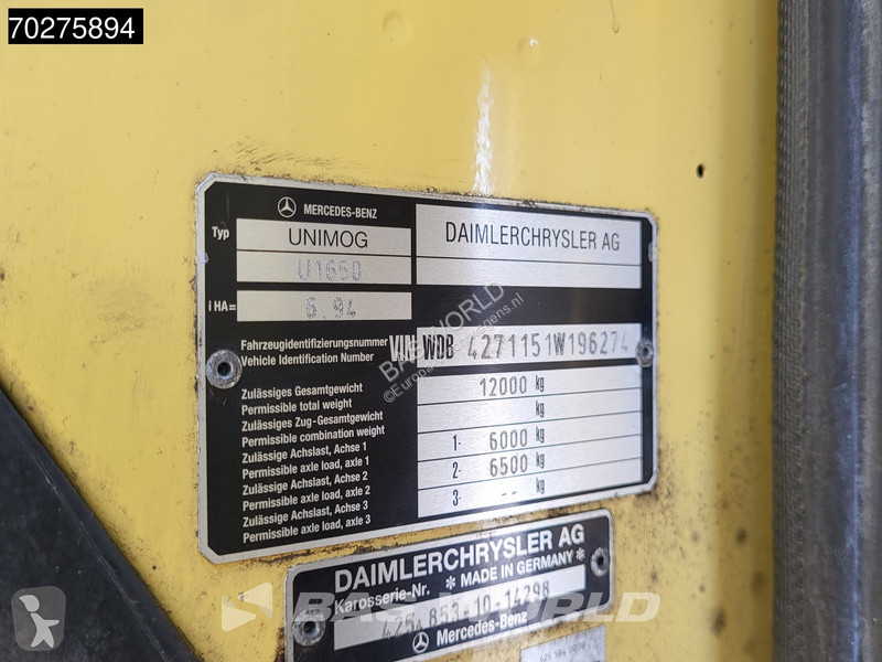 Camion Mercedes 1650 4X4 Assaloni Vaccuum truck...