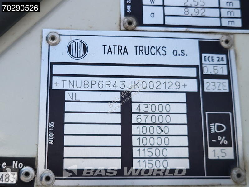 Lastbil Tatra Tatra 8P6R43/ 8X6 NL-Truck HMF...
