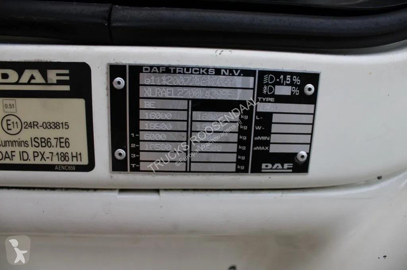 شاحنة DAF 250 + CARRIER XARIOS 500 + 16T EURO 6...