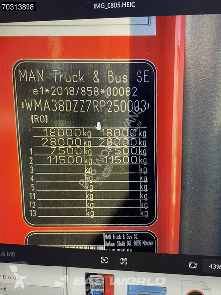 شاحنة MAN TGM 4X4 NEW! Gradinariu Feuerwehr...