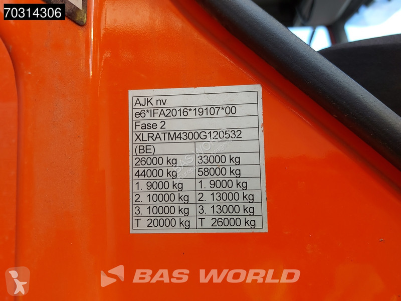 شاحنة DAF 460 6X4 25Tons AJK containersystem...