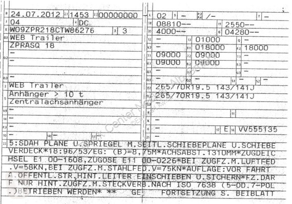 Camión Mercedes 2551 Komplettzug + WEB-Anhänger...