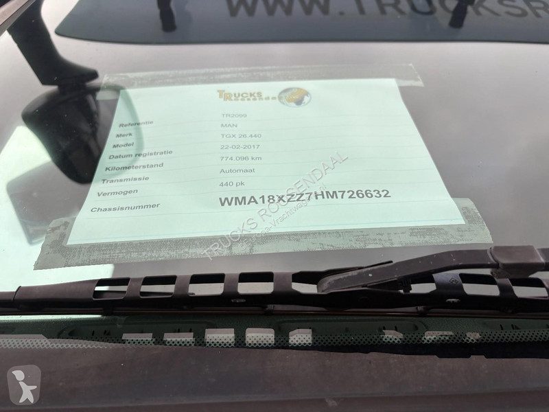 Lastbil MAN TGX + FASSI F 455 A---6X EXT. +...