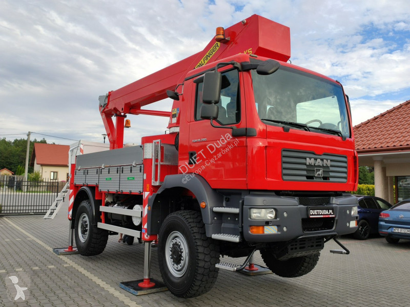 Camion MAN TGM 4x4 Zwyżka Bison Palfinger TKA...