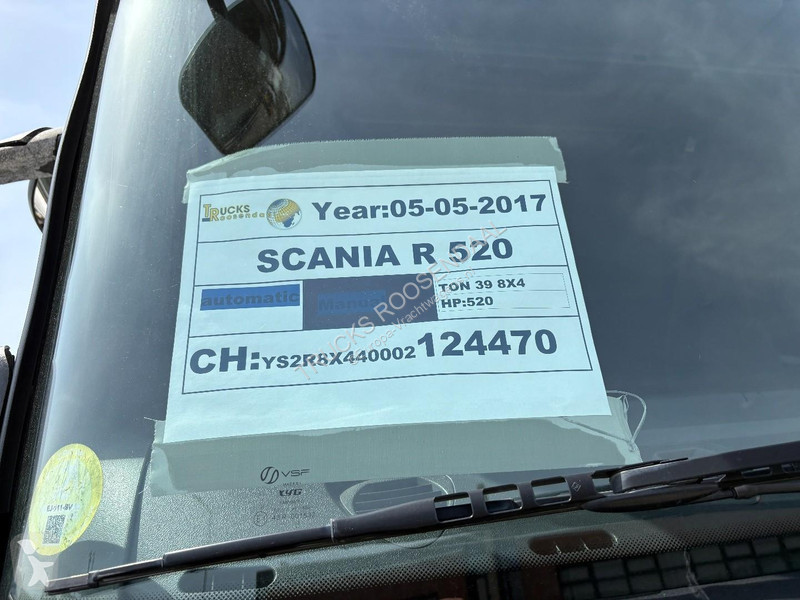 شاحنة Scania R 520 V8 + PAFINGER 72002 6X + JIB...