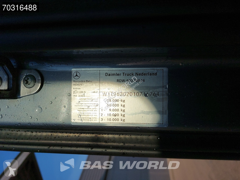 Camion Mercedes L 2848 6X2 HTS 30 tons cable...