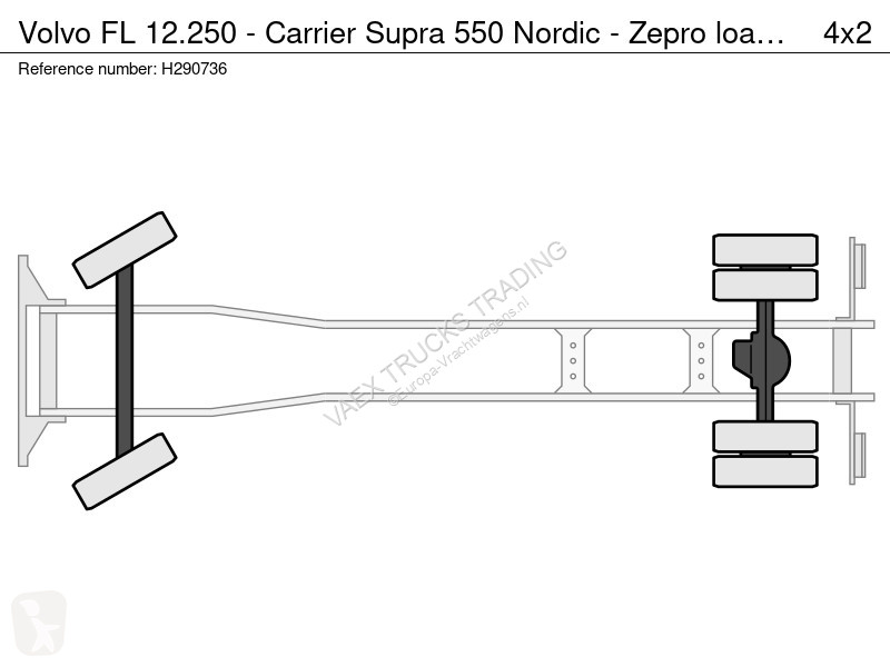 Грузовик Volvo 12250 - Carrier Supra 550 Nordic...