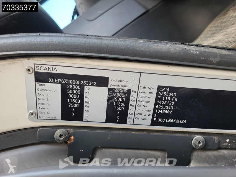 Scania P360 6X2 N-Truck 21Ton HIAB XR21Z61...