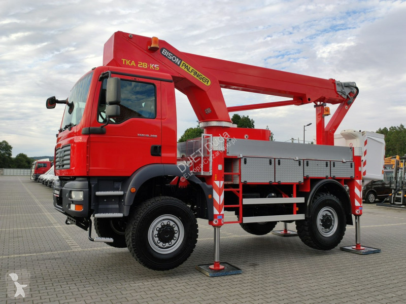 Camion MAN TGM 4x4 Zwyżka Bison Palfinger TKA...