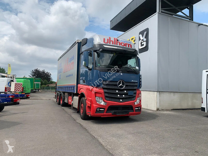 Camion Mercedes 2548 6X2 + Aanhanger*Palfinger...