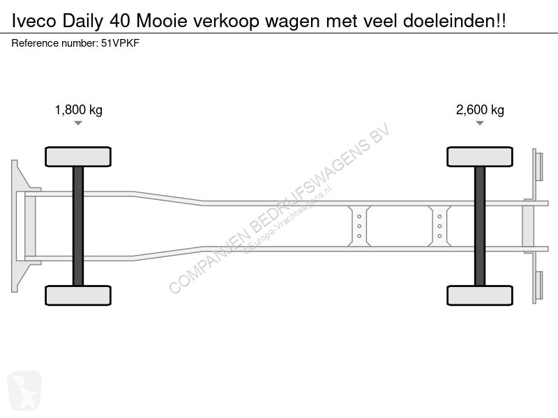 Kamion Iveco 40 Mooie verkoop wagen met veel...