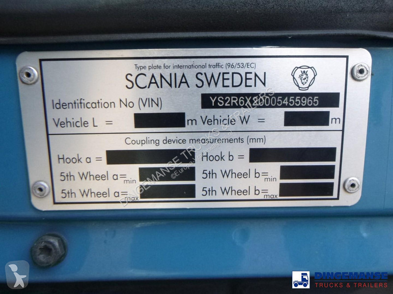 Camión Scania 450 6x2 Euro 6 mega volume + Van...