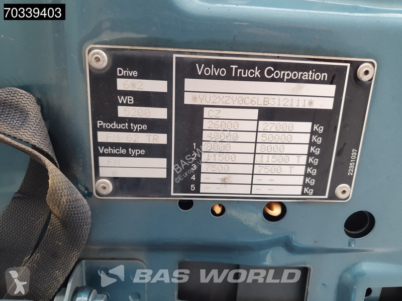 Volvo 460 6X2 Lift+steering axle 1500kg...