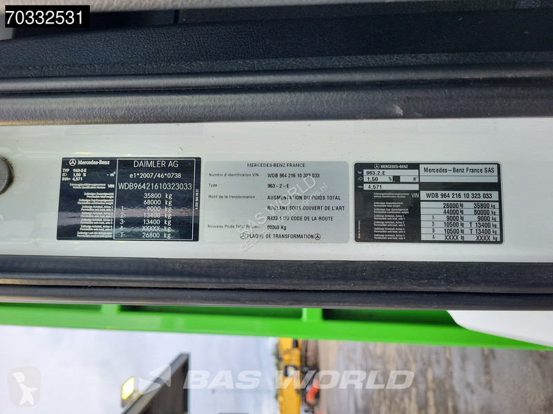 Kamion Mercedes 3358 6X4 TAJFUN LIV 190Z Crane...