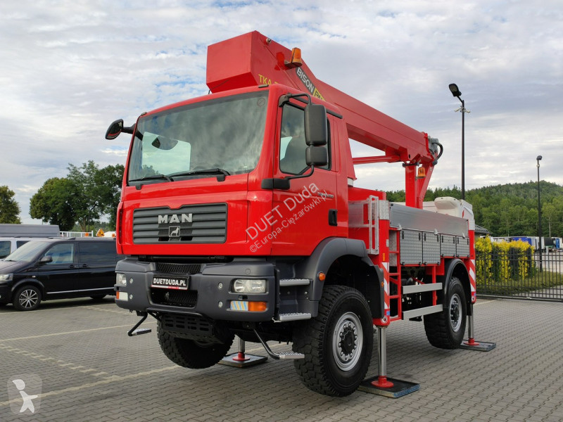 Camion MAN TGM 4x4 Zwyżka Bison Palfinger TKA...