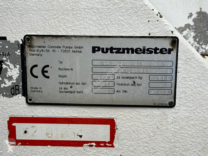 Béton MAN TGA 6x4 with Putzmeister BSF24-4.16...